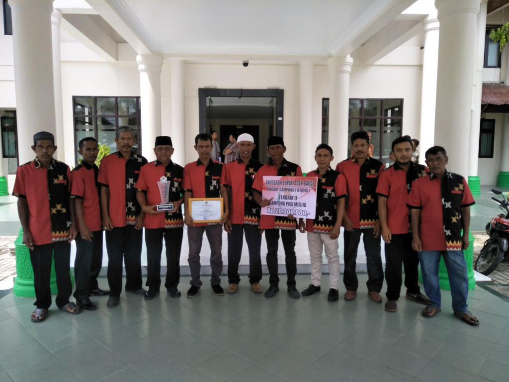 Gampong Terbaik II Anugerah Bupati dalam pengelolaan Dana Desa
